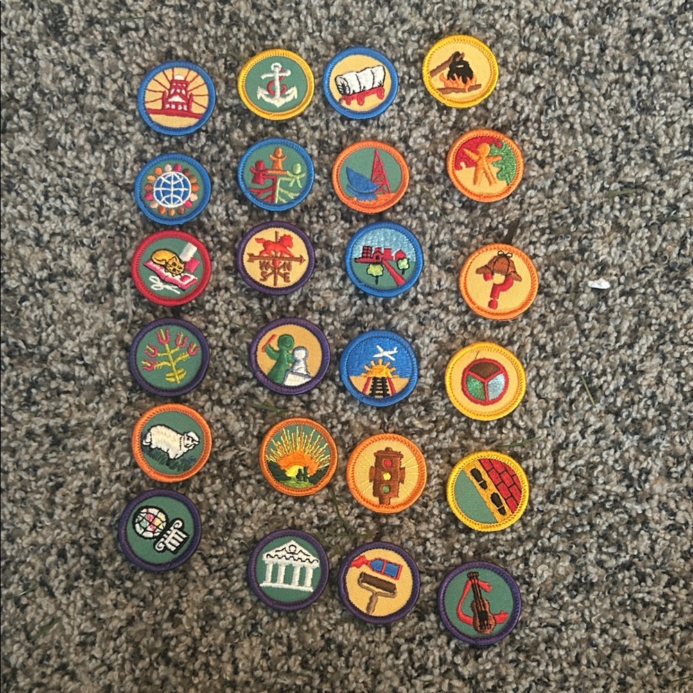 Vibrant Embroidered Patch Collection